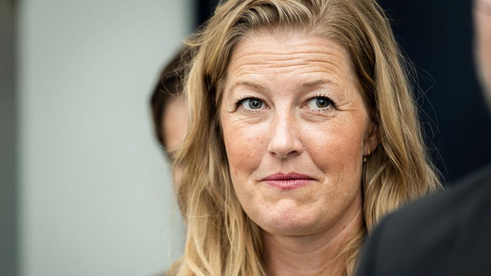 Politisk leder Sofie Carsten Nielsen mener ikke, at der kan sættes spørgsmålstegn ved, om minksagen er en skandale. <i>Emil Helms/Ritzau Scanpix</i>