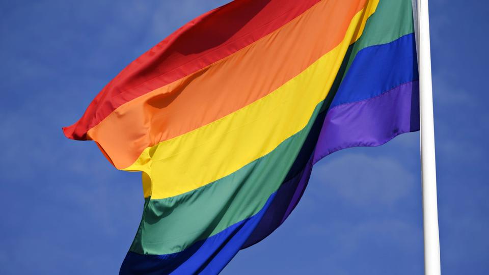 Lørdag var der pride-parade i Sønderborg, hvor blandt andre personer fra LGBTQ+-miljøet gik i optog gennem byen. (Arkivfoto). <i>Philip Davali/Ritzau Scanpix</i>