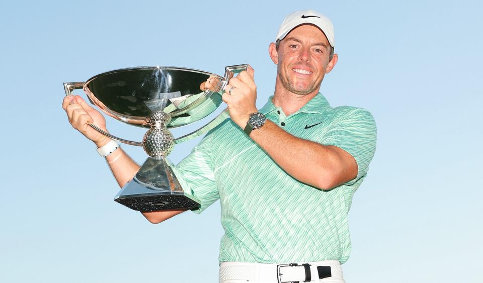McIlroy vandt finalen på PGA Tour med en samlet score på 21 slag under par. <i>Kevin C. Cox/Ritzau Scanpix</i>