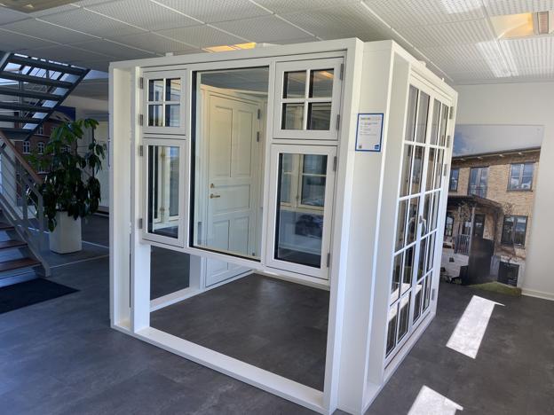 Det ubemandede showroom giver fleksibilitet til slutbrugere og håndværkere. Foto: KPK Døre og Vinduer