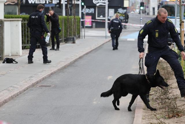Politiet ledte fredag morgen efter noget i Aalborgs Vestby Foto: Claus Søndberg