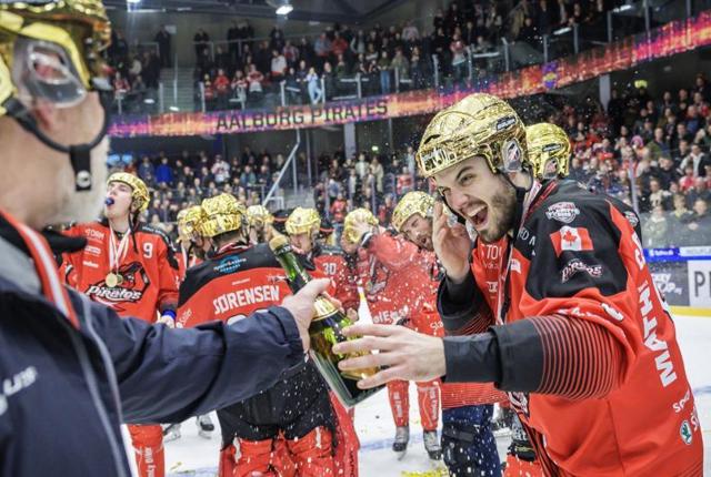 Aalborg Pirates vandt søndag den 5. DM finale og sikrede sig derved Danmarksmesterskabet for anden gang i klubbens historie.  Foto: Martin Damgård