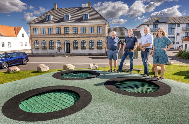 "Løgstør Handler" byder indenfor i kontorfællesskabet. <i>Foto: Lars Pauli</i>