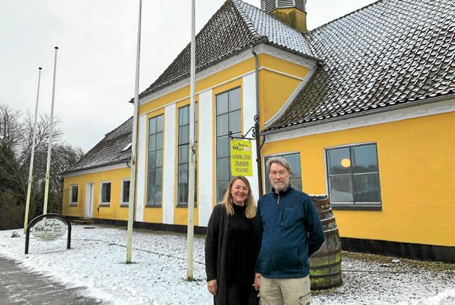 Gitte Øllgaard Dahl og Leon Bojesen bor nu i Børglum Mejeri. Foto: Kirsten Olsen