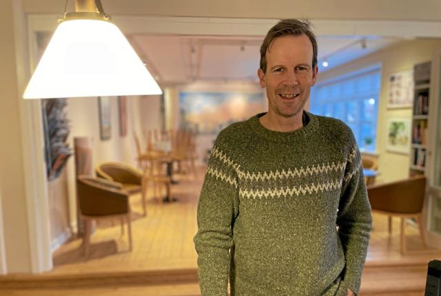 Henrik Bjerg, formand for Kinorevuen i Skørping. Foto: Jesper Bøss