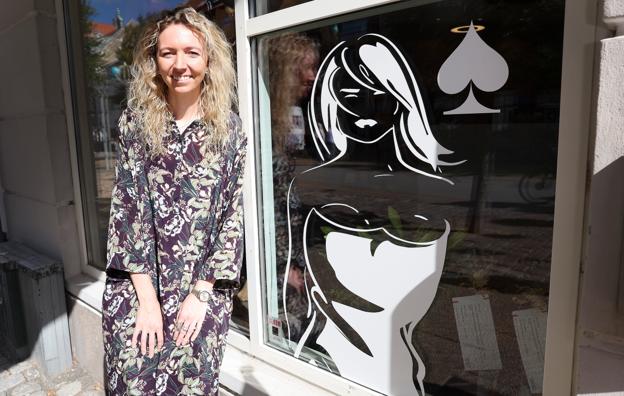 Butikken åbnede torsdag - tidligere har Petri Lingeri huseret i Østergade 11. <i>Foto: Bente Poder</i>