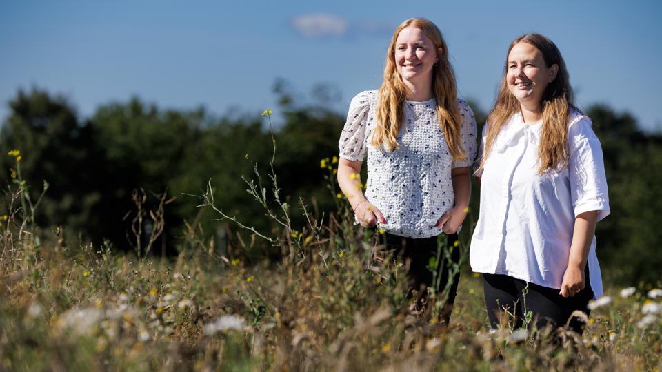 Louise Hove Sørensen og Dorte Toft Pedersen. <i>Foto: Bo Lehm</i>