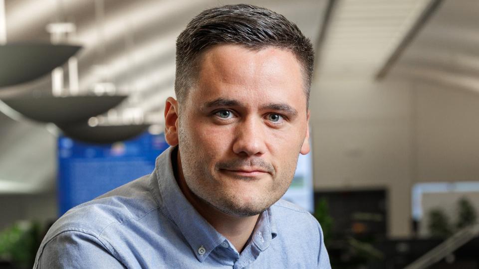 Erhvervsredaktør Peter Simonsen, Det Nordjyske Mediehus. <i>Foto: Henrik Bo</i>