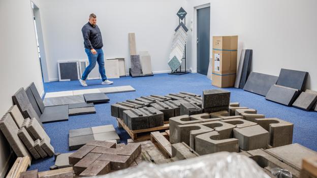 DKfliser.dk har haft så travlt, at man først nu er ved at etablere et showroom. Der er stadig en del, der gerne vil se og røre varen i virkeligheden, før de klikker på betaling. <i>Foto: Martin Damgård</i>