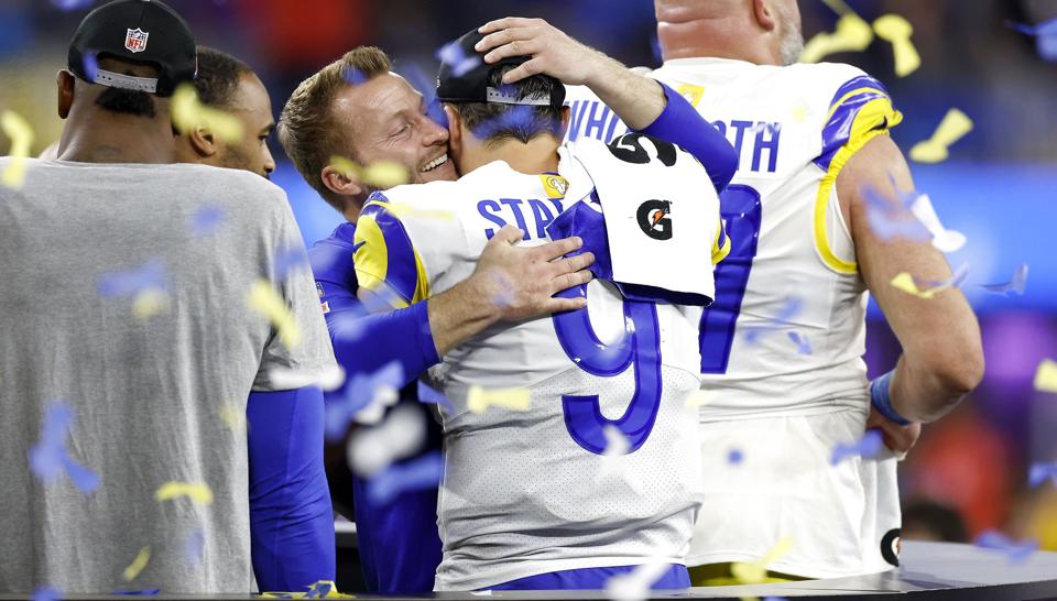 Los Angeles Rams vandt i februar den 56. Super Bowl. <i>Tyler Kaufman/Ritzau Scanpix</i>