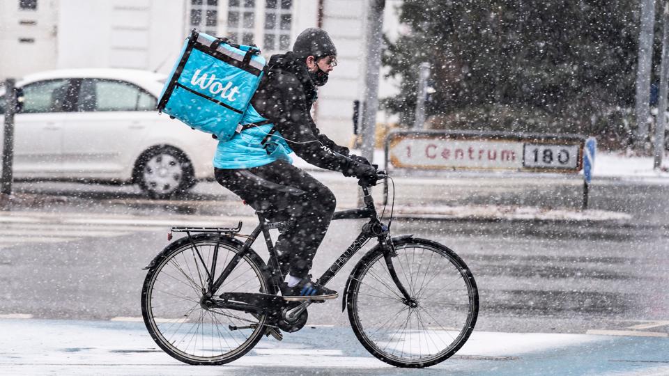 Wolt vil have flere faste kunder og tilbyder nu abonnement til aalborgenserne. <i>Foto: Henning Bagger/Ritzau Scanpix</i>