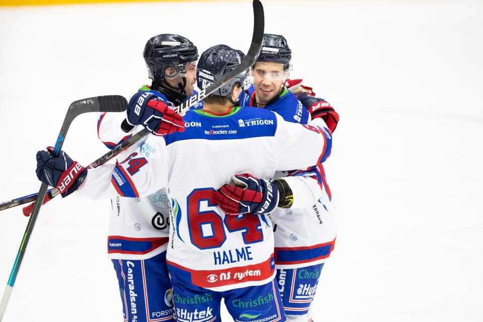 Frederikshavn White Hawks kunne søndag juble over tre point. <i>Arkivfoto: Claus Søndberg</i>