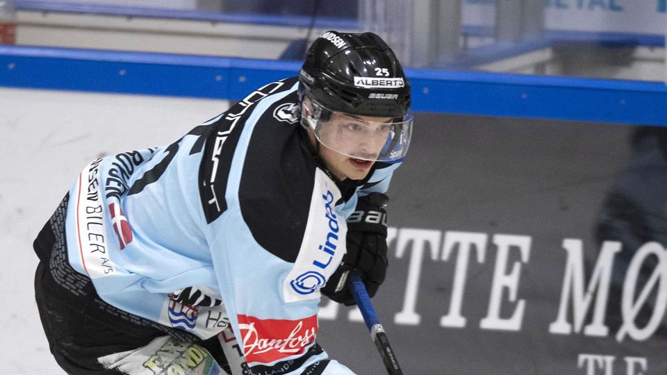 William Boysen sørgede for, at Sønderjyske fik en perfekt start på sæsonen i Metal Ligaen. (Arkivfoto). <i>Thomas Sjørup/Ritzau Scanpix</i>