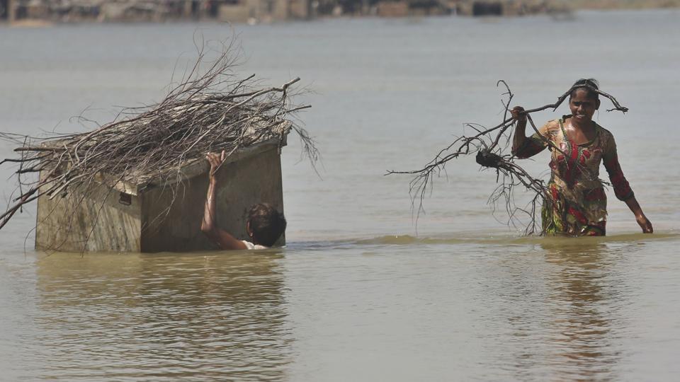 Omkring en tredjedel af Pakistan menes at være blevet oversvømmet under den igangværende katastrofe. (Arkivfoto). <i>Fareed Khan/Ritzau Scanpix</i>