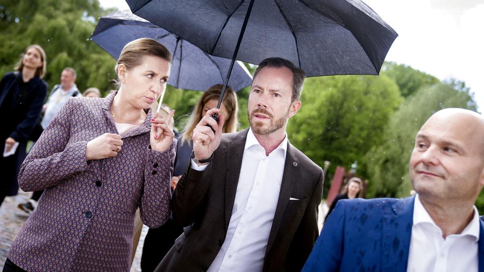 Statsminister Mette Frederiksen (S), Jakob Ellemann-Jensen (V) og Søren Pape Poulsen (K) er de tre statsministerkandidater ved næste folketingsvalg. (Arkivfoto). <i>Liselotte Sabroe/Ritzau Scanpix</i>