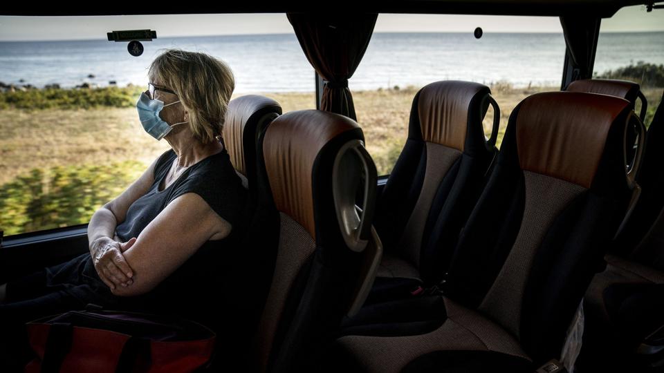 Mellem 10 og 20 procent af passagererne i den kollektive bustrafik mangler endnu efter corona, oplyser Danske Regioner. Særligt i landdistrikter kan det være svært at fylde busserne op. (Arkivfoto). <i>Mads Claus Rasmussen/Ritzau Scanpix</i>