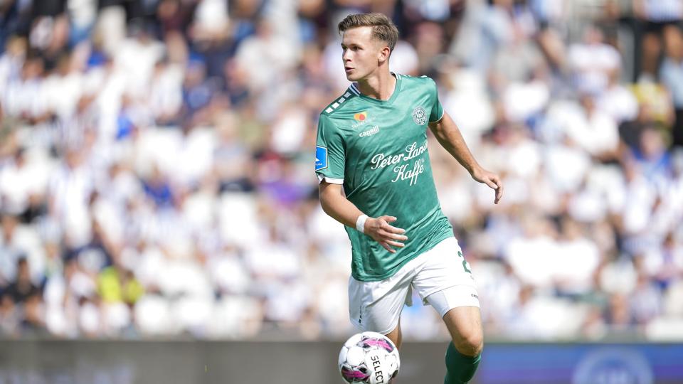 Oliver Bundgaard blev matchvinder i sin debut for Viborg. <i>Frank Cilius/Ritzau Scanpix</i>