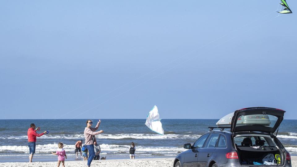 I den sydvestlige del af Jylland kan temperaturen mandag nå op på 23 grader, fortæller meteorolog fra DMI Anna Christiansson mandag morgen. (Arkivfoto). <i>John Randeris/Ritzau Scanpix</i>