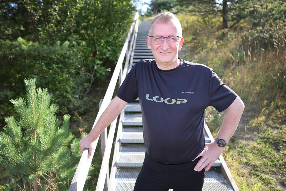 Kim Petersen var en af de mange tusinde nordjyder, der går rundt med diabetes-2 uden at vide det. Han har nu haft held til at sænke sit blodsukker. Mange er ikke klar over, at de er i stærkt øget risiko, hvis deres forældre har type 2-diabetes. <i>Foto: Bente Poder</i>