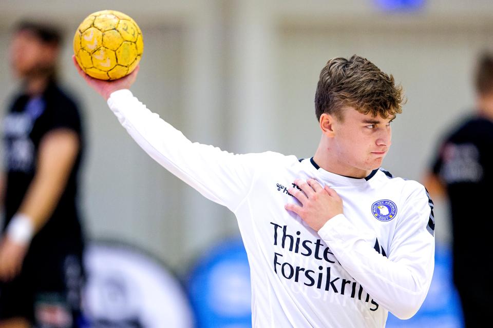 19-årige Victor Norlyk har forlænget kontrakten med Mors-Thy Håndbold <i>Foto: Torben Hansen</i>