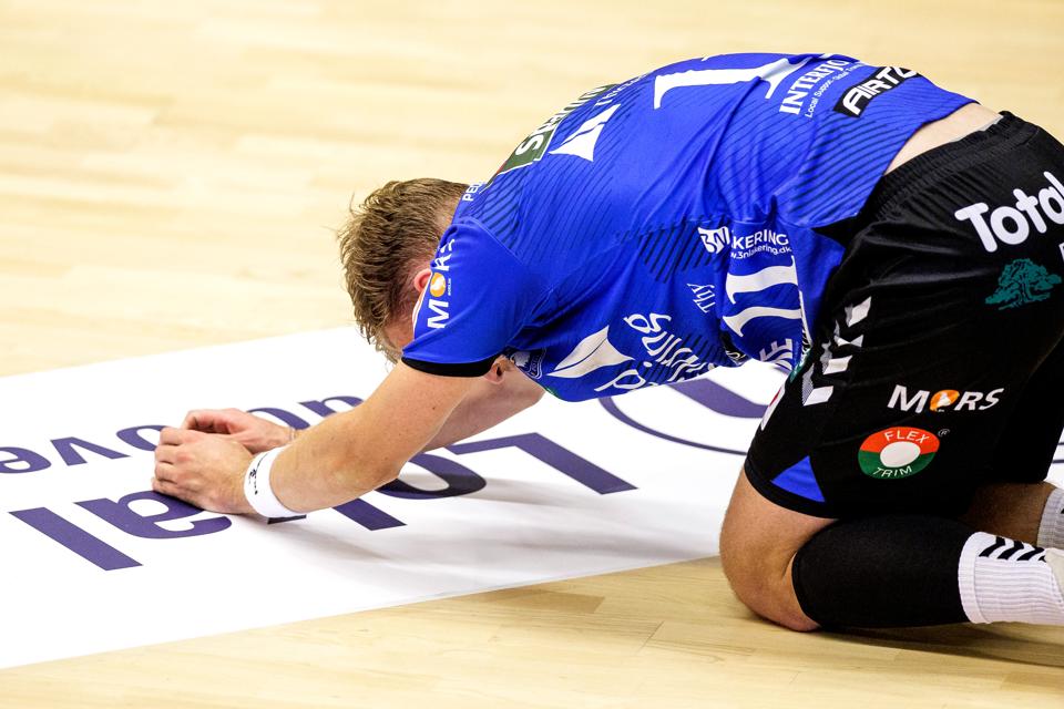 Mors-Thy-spillerne kæmpede forgæves mod GOG. <i>Foto: Torben Hansen</i>