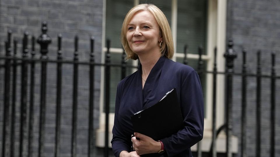 Tirsdag er Liz Truss blevet udnævnt som premierminister i Storbritannien. Samme dag har hun talt med både Ukraines Volodymyr Zelenskyj og USA's Joe Biden. <i>Kirsty Wigglesworth/Ritzau Scanpix</i>