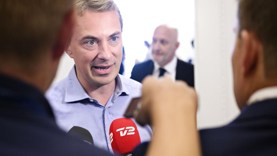 DF's Morten Messerschmidt tror ikke på, at regeringen er kommet nærmere en aftale med Rwanda om et modtagecenter, selv om to ministre i denne uge besøger landet. (Arkivfoto). <i>Philip Davali/Ritzau Scanpix</i>