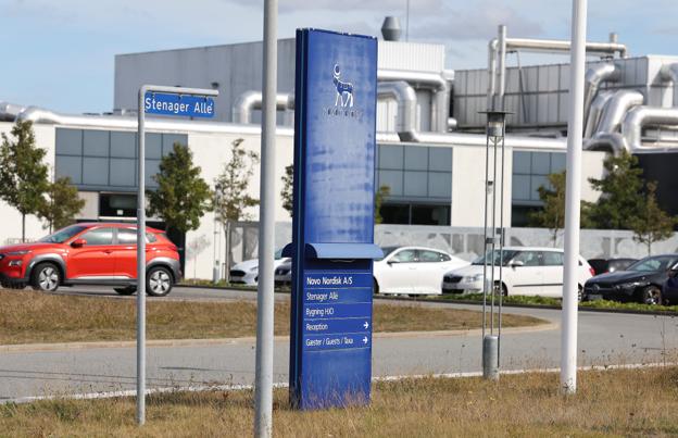Novo Nordisk holder til på Stenager Allé 4 i Hjørring. <i>Foto: Bente Poder</i>