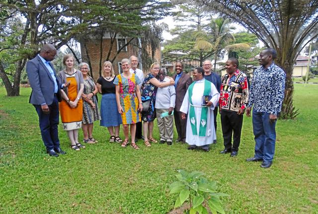 En flok på syv personer fra Morsø U-Landsforening er glade og opløftede vendt tilbage efter to ugers besøg i Bukoba i Tanzania. Privatfoto