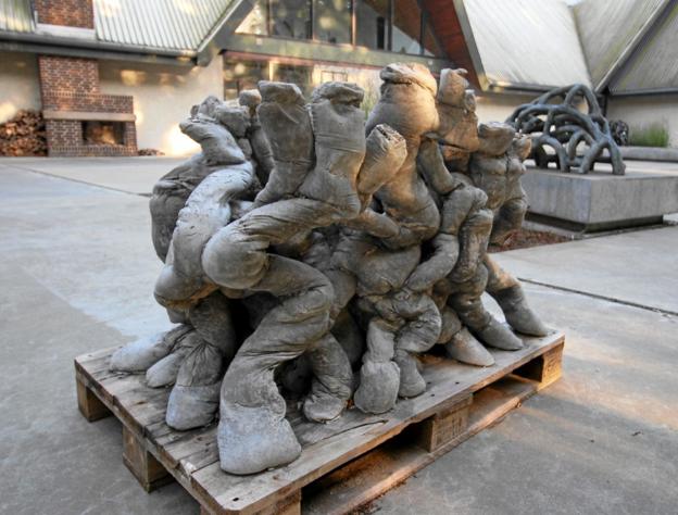 Skulpturen 'Lavstruktur' af kunstneren Lars Valdemar fik Nytænkningsprisen. Foto: Jørgen Ingvardsen