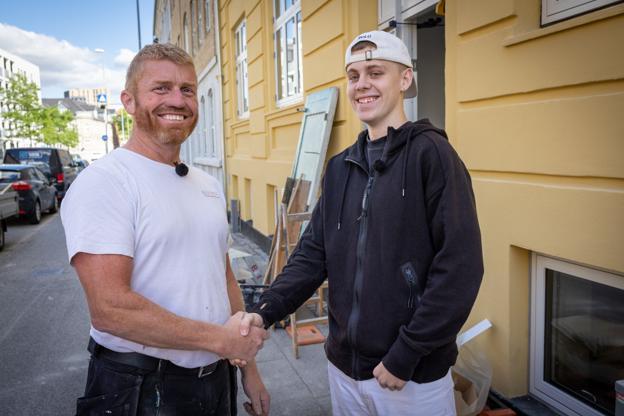 Det er en glad Magnus Storch, der nu har fået en læreplads hos Per Buur. Foto: Kim Dahl Hansen <i>Foto: Kim Dahl Hansen</i>