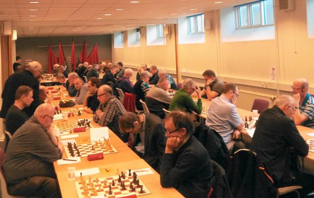 Morsø Skakklub og Thy Skakklub håber på stor deltagelse til Limfjordsturneringen. Billedet er fra de afsluttende holdkampe i Herning 2019. Privatfoto