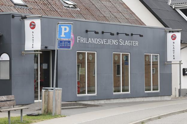 Efter mere end 20 år er det endegyldigt slut med slagterforretning på Frilandsvej i Hjørring. Foto: Bente Poder <i>Foto: Bente Poder</i>