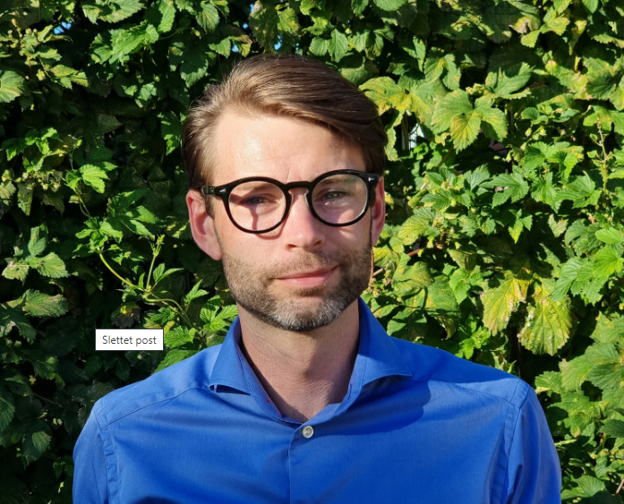 32-årige Martin Bech er ikke længere medlem af Venstre. Privatfoto