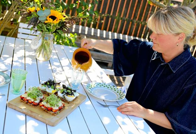 Det har været vigtigt for Katrine, at hendes forretning skal harmonere med at være en familie og derfor er weekenderne hellige for hende. Foto: Vibe Maria Dahl Andersen
