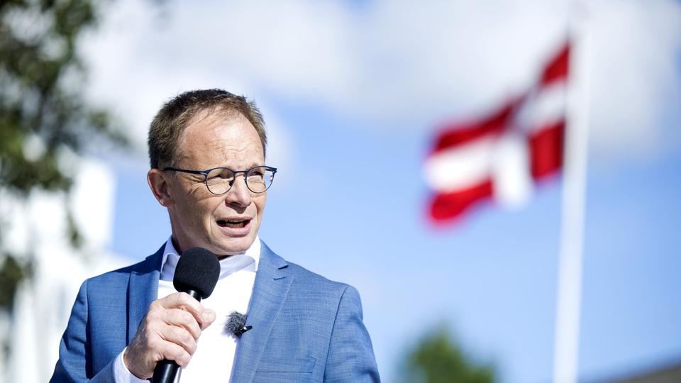 Borgmester Niels Jørgen Pedersen (V) fik støtte fra den samlede kommunalbestyrelse til aftalen om Thisted Kommunes budget for 2023. <i>Foto: Torben Hansen</i>