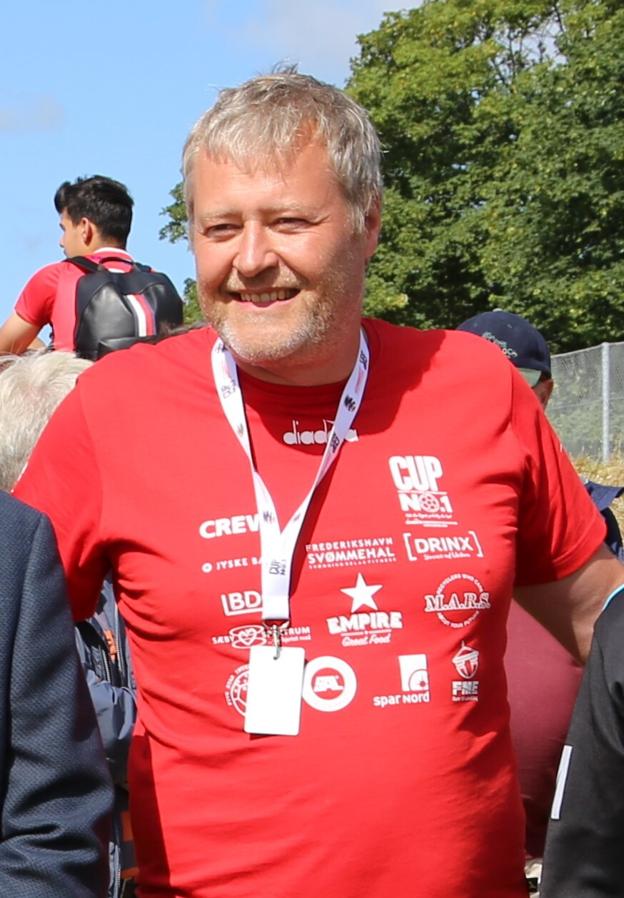 Anders Brandt Sørensen, formand for FfI Fodbold, håber på superligamodstander. Foto: Hans Sejlund