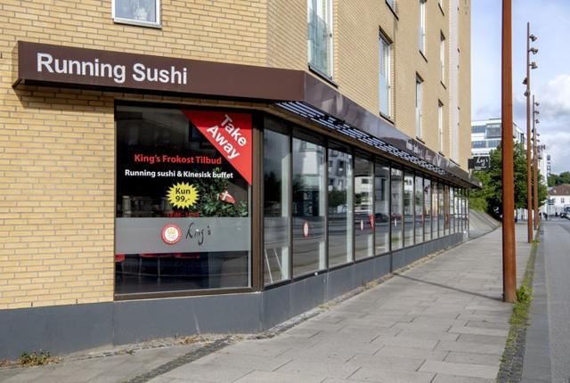 Kings Running Sushi & Buffet i Aalborg er nu dømt i Retten i Aalborg.  Foto: Lars Pauli