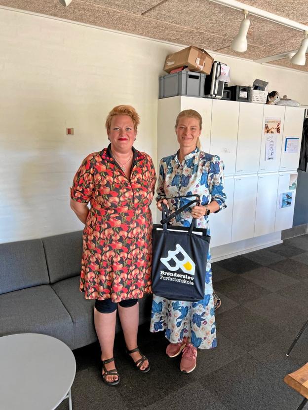 Louise Eltved Krogsgård er leder af Brønderslev Forfatterskole, som fandt sted i sidste uge og fik besøg af kulturminister ane Halsboe-Jørgensen. Foto: Brønderslev Forfatterskole