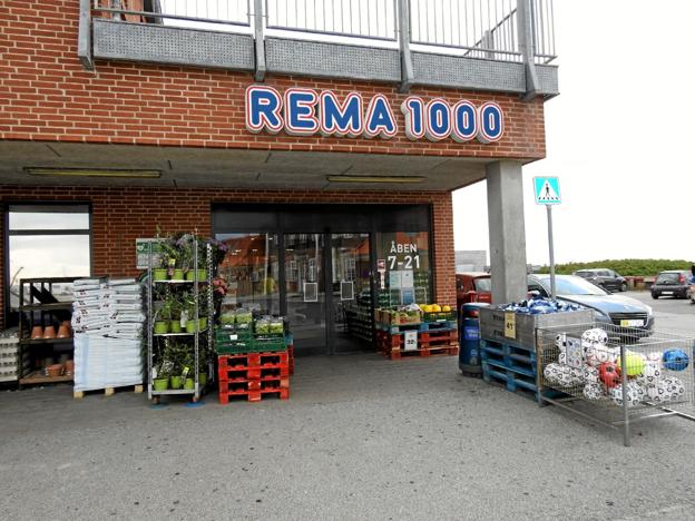 REMA 1000 i Hirtshals er klar til scan selv. Foto: Jens Brændgaard
