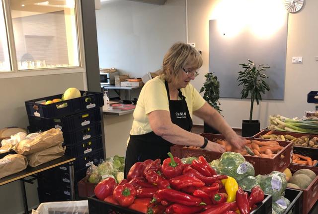 Overskudsmaden kommer fra 21 forskellige dagligvarebutikker i Aalborg. Foto: FoodBank Aalborg