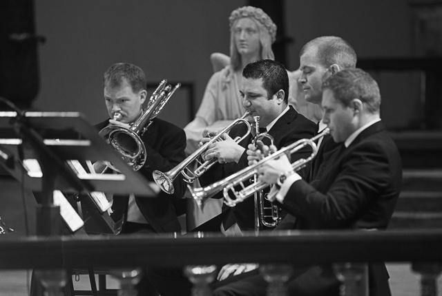 Trompeten spiller hovedrollen, når Ensemble Hovaldt drager på turné denne sommer. Privatfoto
