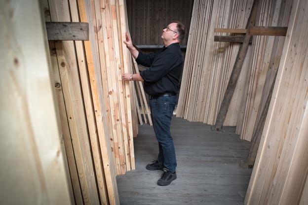 Det var Carsten Søndergaard Andersens far, der åbnede Trægården for 45 år siden. Arkivfoto: Henrik Bo <i>Foto: Henrik Bo</i>