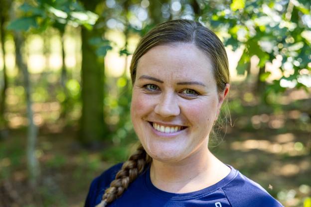 Marie V. Pedersen er uddannet fysioterapeut og tilmed specialiseret børnefysioterapeut. Og så er hun indehaver af FysioVendia i Hjørring. Foto: Kim Dahl Hansen <i>Foto: Kim Dahl Hansen</i>