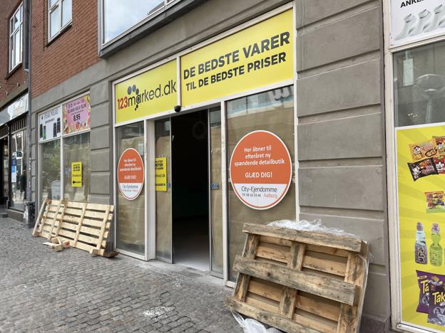Normal åbner her overfor Salling i Algade. Butikken var senest 123.marked.dk og før det i mange år en H&M. Foto: Lise Sastakauskas Østergaard