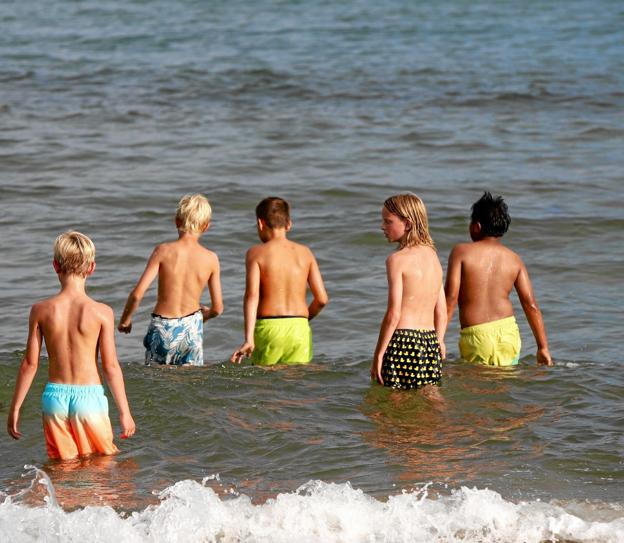 Der var indlagt gode afkølingspauser i dagens træning. Foto: Vibe Maria Dahl Andersen <i>Vibe Maria Dahl Andersen</i>
