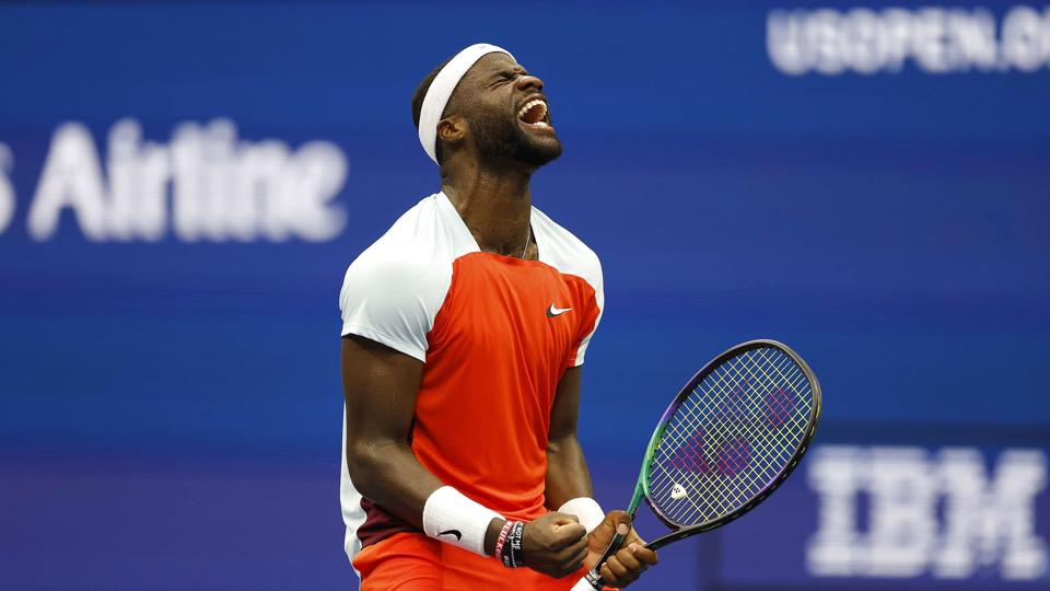 Tiafoe er for første gang i karrieren klar til en semifinale i en grand slam-turnering. <i>Sarah Stier/Ritzau Scanpix</i>