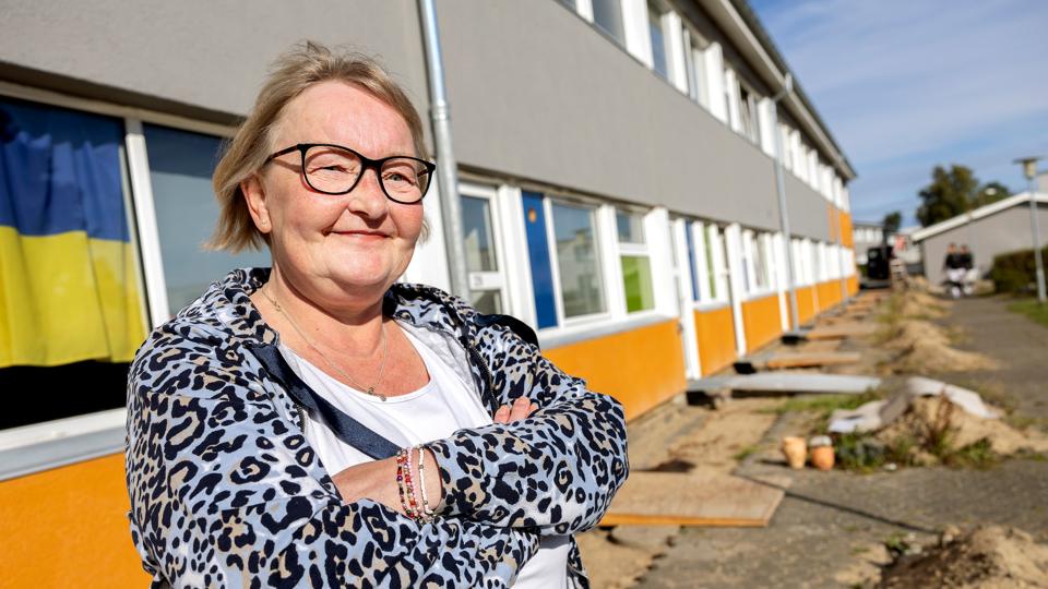 Mette Bau Jensen er et naturtalent, når det handler om at finde kreative løsninger i budgettet. Men det er hårdt i øjeblikket. <i>Foto: Lars Pauli</i>
