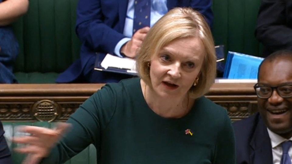 Den britiske premierminister, Liz Truss, fremlagde på sin tredje dag som ny regeringschef en plan, der indefryser briternes energiregning i to år for at dæmpe krisen, der har ført til øgede leveomkostninger. <i>-/Ritzau Scanpix</i>