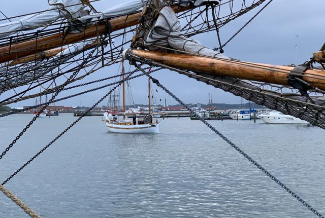 Torsdag den 15. september anløber ikke færre end 73 gamle flotte træskibe Nykøbing Havn. <i>Privatfoto</i>